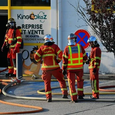 Incendie dans le magasin King Jouet au sud de Limoges