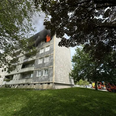 Limoges : un violent incendie dans un immeuble du Sablard