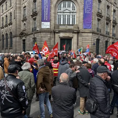 Mobilisation pour la sécurité sociale et les retraites à Limoges
