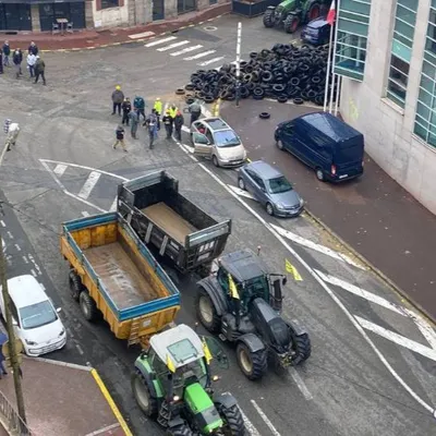 Manifestation des agriculteurs à Limoges