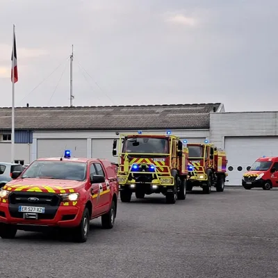 Feux en Charente-Maritime : des pompiers Creusois en renfort