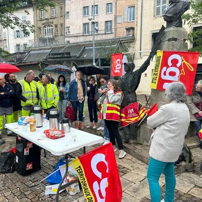 Corrèze : Les agents municipaux en grève à Tulle