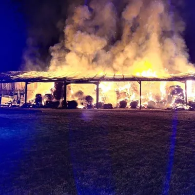 Corrèze : Un bâtiment agricole de 1.000m2 ravagé par les flammes