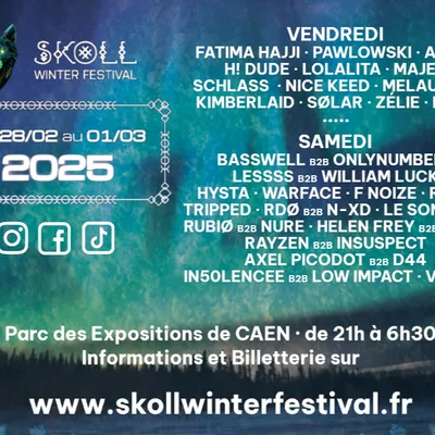 GAGNE DES PLACES POUR SKOLL WINTER FESTIVAL A CAEN