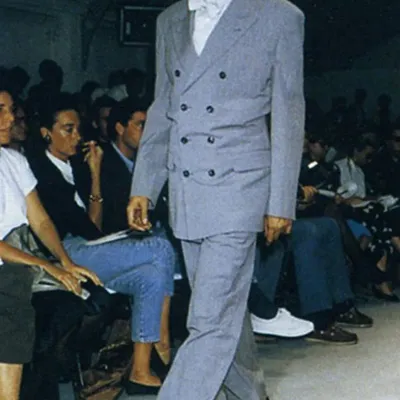 FG CHIC : Cuando Basquiat desfiló para Comme des Garçons Homme...
