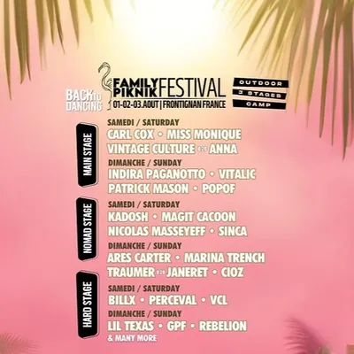 Family Piknik (1 au 3 août)