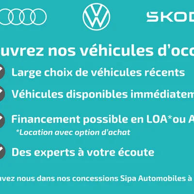 Découvrez les vehicules d'occasions dans les concessions Sipa...