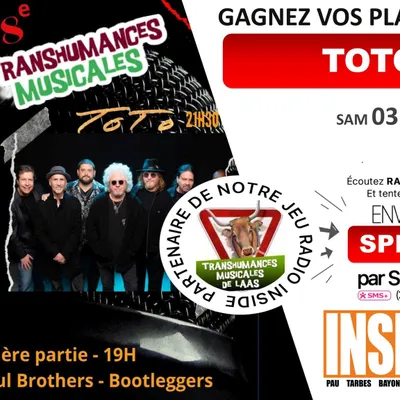 Gagnez vos entrées pour le concert de Toto à Laàs !