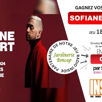 Gagnez vos entrées pour le concert de Sofiane Pamart aux Arènes de...