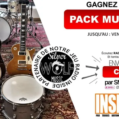 Gagnez le pack musicien sur inside avec Silver wolf Music septembre !