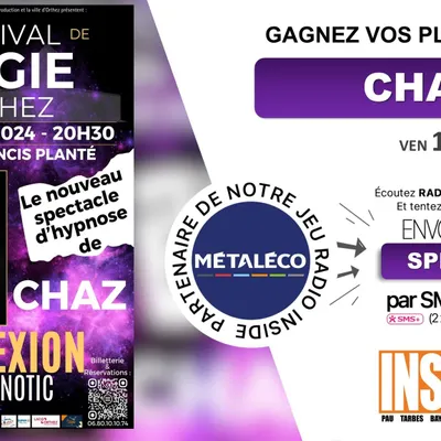 Gagnez vos invitations pour le spectacle de Chaz à l'occasion du...