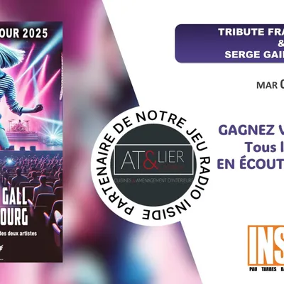 Gagnez vos invitations pour Tribute France Gall & Serge Gainsbourg...