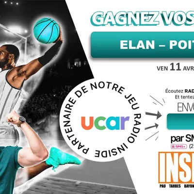 Gagnez vos invitations pour le prochain match de l'Elan Béarnais...
