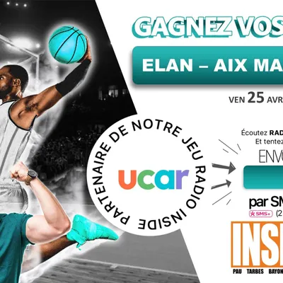 Gagnez vos invitations pour le match Elan béarnais VS Blois ! 