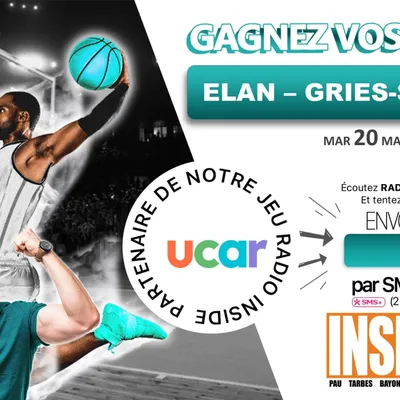 Liste des gagnant(e)s : Elan Béarnais VS Gries Souffel ! 