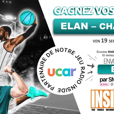 Gagnez vos invitations pour Elan Béarnais VS  Challans vendredi 19...
