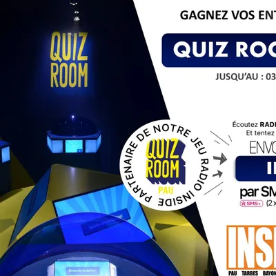 Gagnez vos entrées pour Quiz Room Pau !