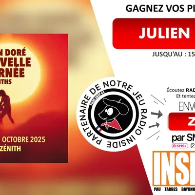 Gagnez vos invitations pour le concert de Julien Doré vendredi soir...
