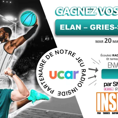Gagnez vos invitations pour Elan Béarnais VS Gries-Souffel !