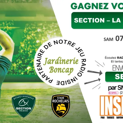 Gagnez vos invitations pour Section VS La Rochelle ! 