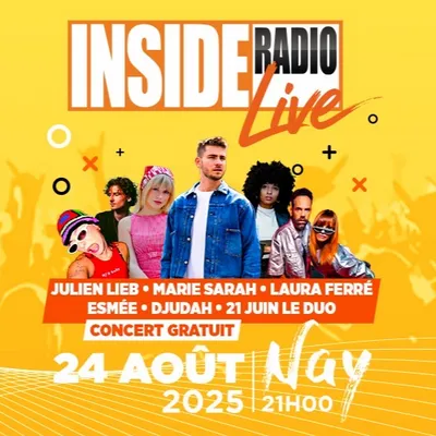 RADIO INSIDE VOUS OFFRE UN CONCERT EXCEPTIONNEL !