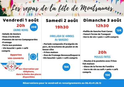 Fête de village à Montsaunes 
