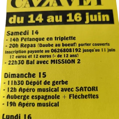 Fête de CAZAVET