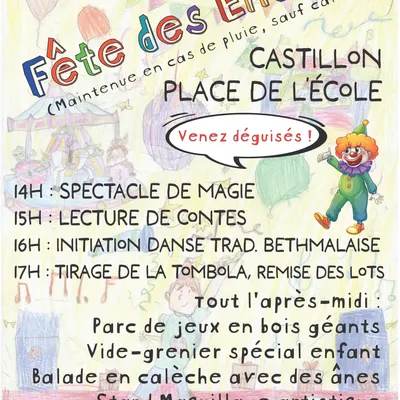 Fête des enfants à Castillon