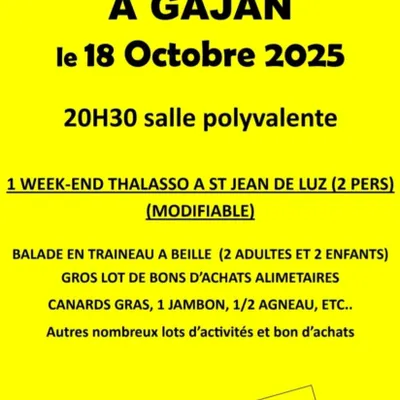 Grand Loto à Gajan