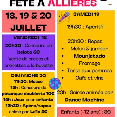 Grande fête à Allières