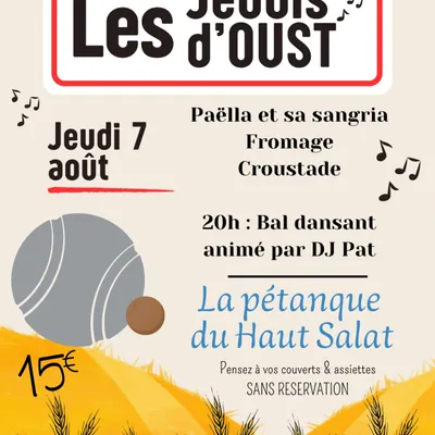 Les jeudis d'Oust