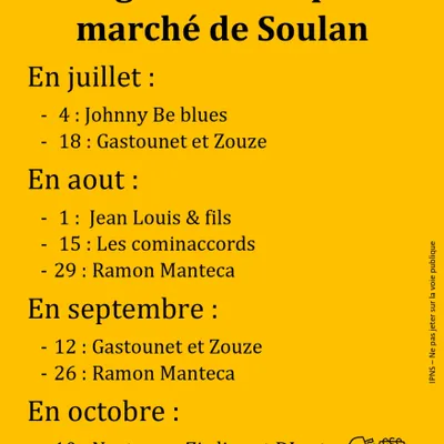 Le petit marché de Soulan