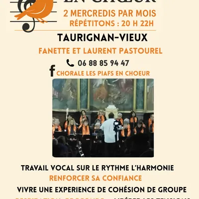 Les Piafs en Chœur Taurignan-Vieux