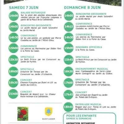 Les jardins volubiles de Saint Lizier