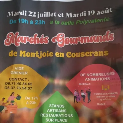 Marché gourmand de Montjoie en couserans