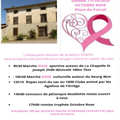 Octobre Rose La Bastide de Sérou