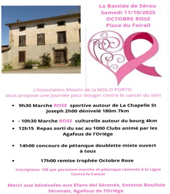 Octobre Rose La Bastide de Sérou