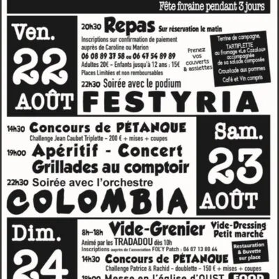 Oust en fête