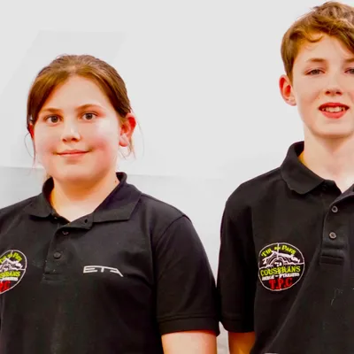 Lana Senzier et Adrien Soula au championnat de France des Écoles de...