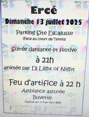 Soirée dansante et Feu d'Artifice