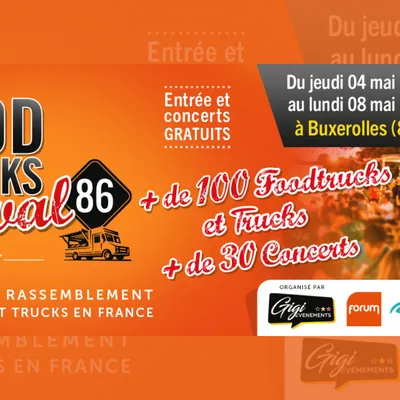Plus de 100 Foodtrucks et 30 concerts : le Foodtrucks festival 86...