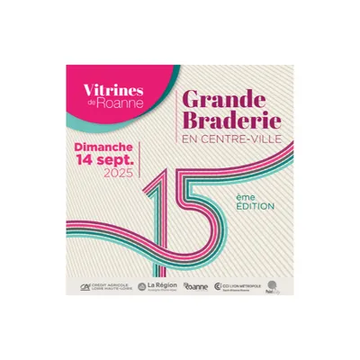 15ème édition de la braderie des Vitrines de Roanne