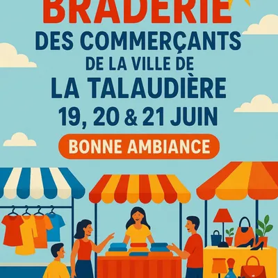 Braderie des commerçants de la ville de La Talaudière