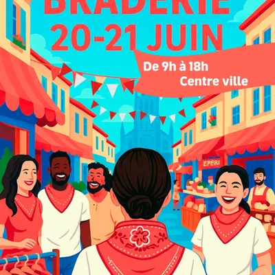 Braderie à Montbrison