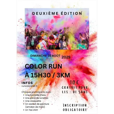 Bal mousse et Color Run à Essertines-en-Châtelneuf