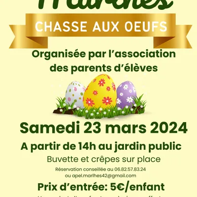 Chasse aux oeufs à Marlhes