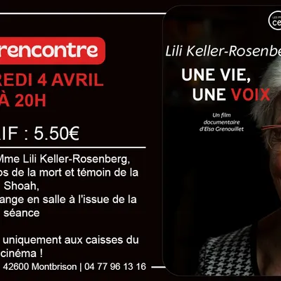 Ciné rencontre avec Lili Keller-Rosenberg à Montbrison