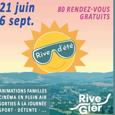 Rive d'été à Rive de Gier