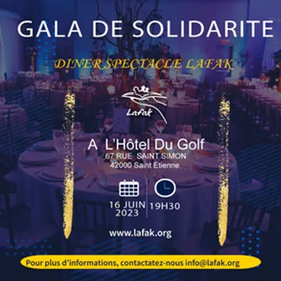 Table ronde et gala de solidarité avec Lafak à St-Etienne