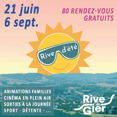 Rive d'été à Rive de Gier
